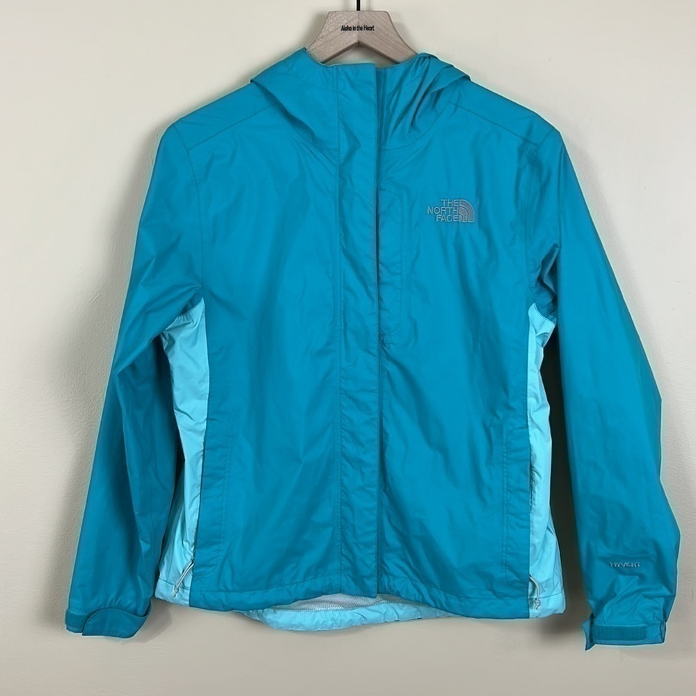 Two tone North Face rain jacket